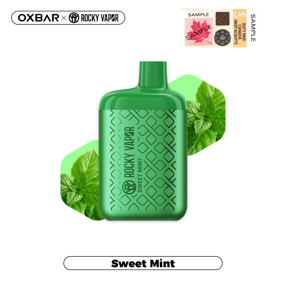 Sweet Mint - OXBAR x ROCKY VAPOR - 4500 (5PC/CARTON) - EXCISED
