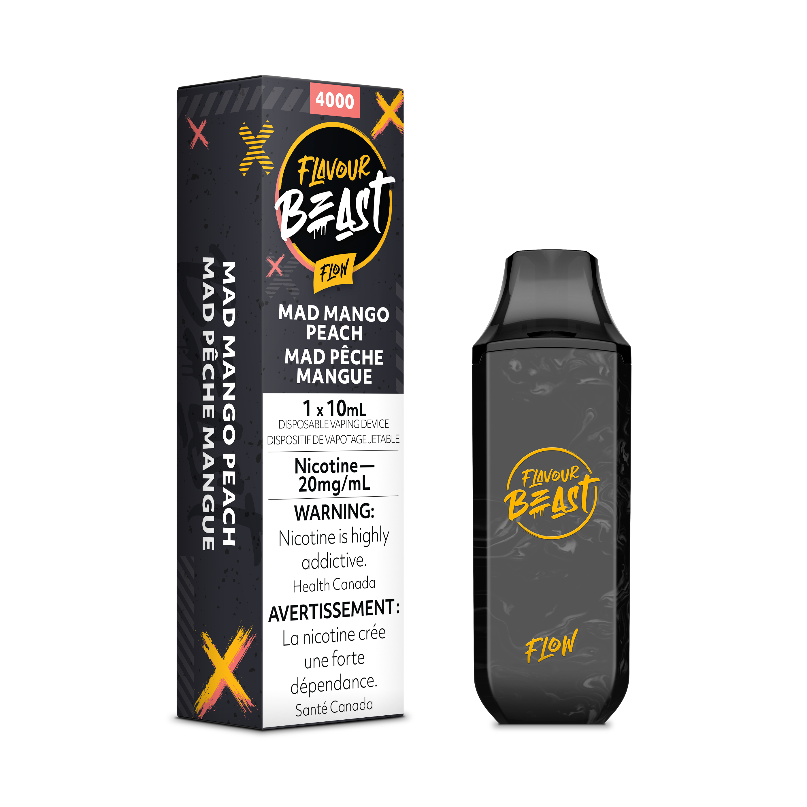 Mad Mango Peach - Flavour Beast Flow 4000 - EXCISED