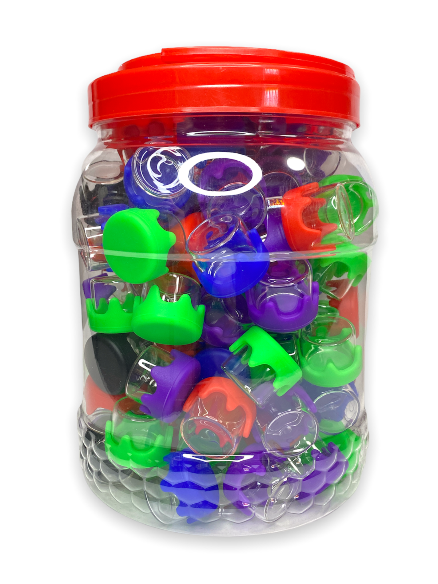 6ML - Mini Glass Jars with Silicone Lid - 100pc/box