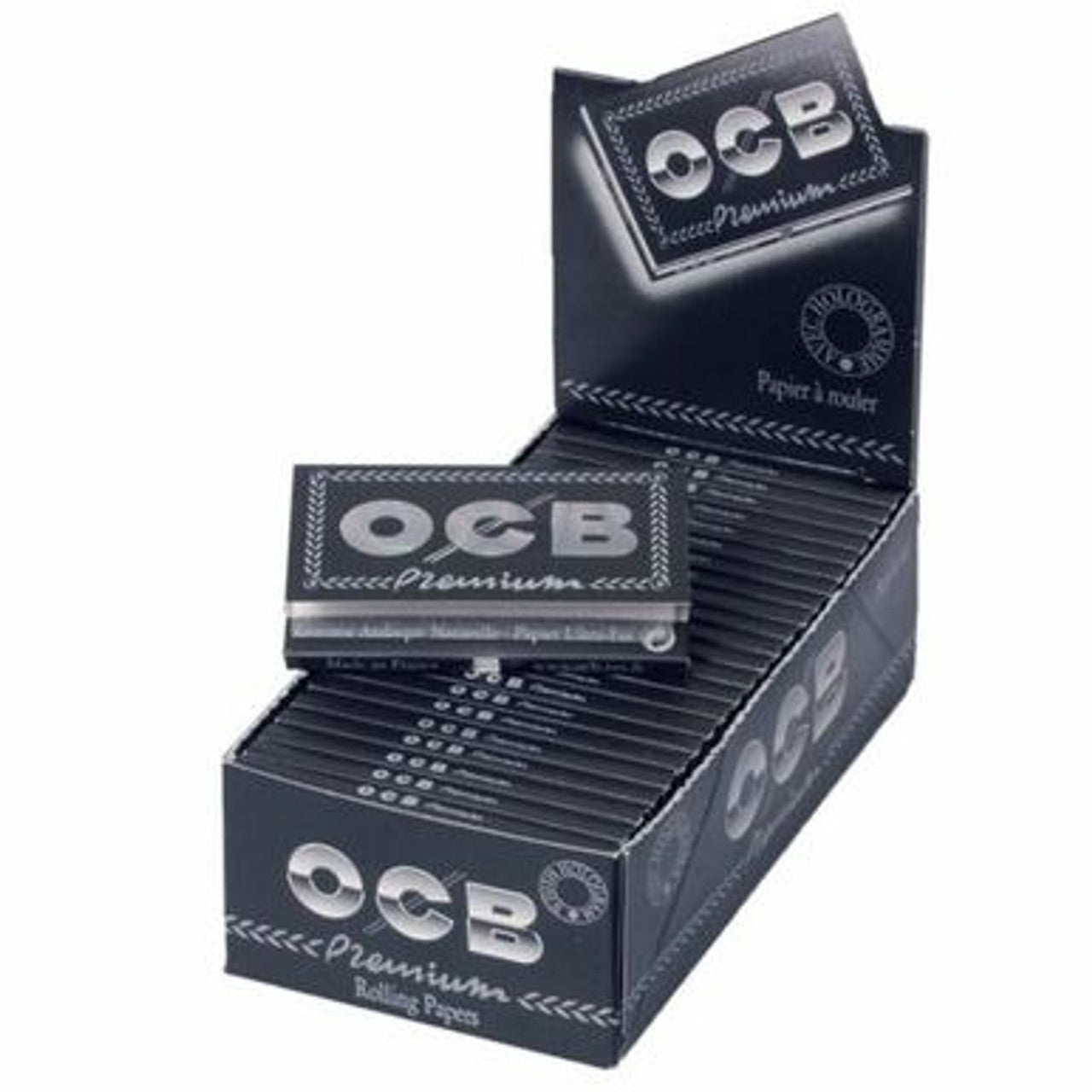 OCB Premium Single Wide Double Widow Rolling Papers - 25ct