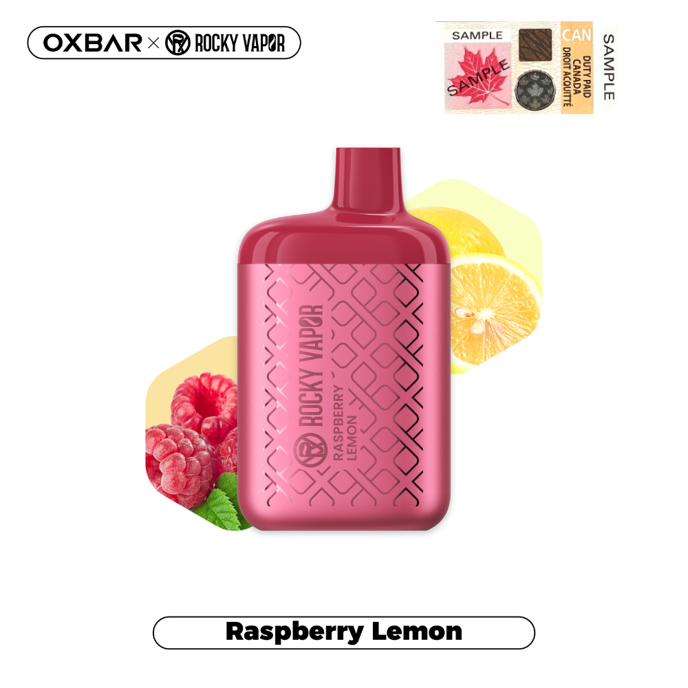 Raspberry Lemon - OXBAR x ROCKY VAPOR - 4500 (5PC/CARTON) - EXCISED