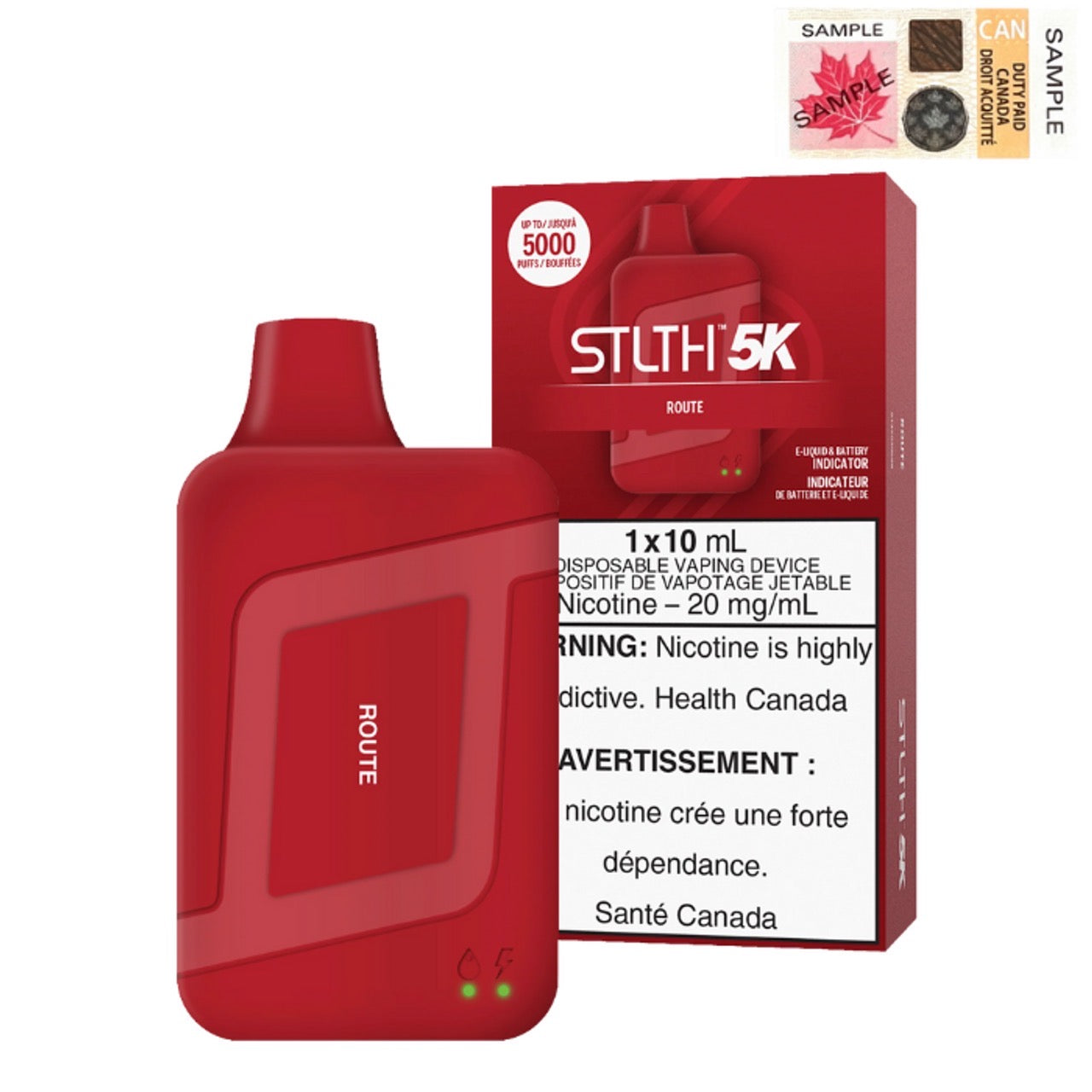ROUTE - STLTH 5K - 20mg - 5ct - EXCISED