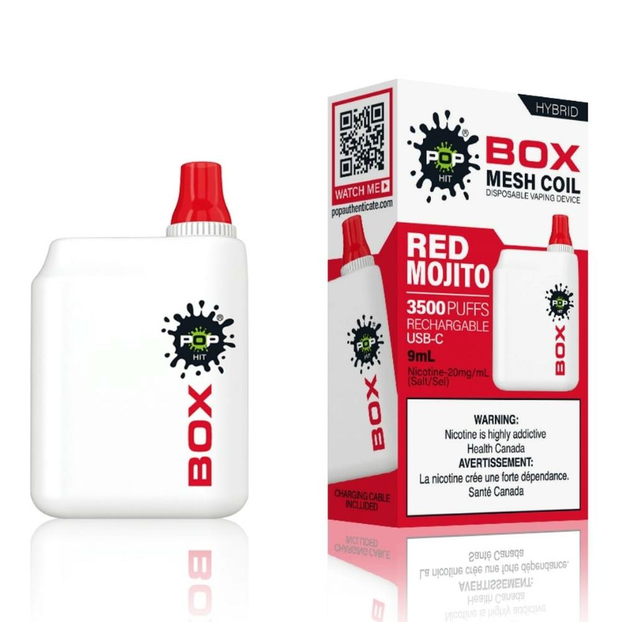 Red Mojito - Pop Hybrid BOX 3500 Puffs - 5pc/box