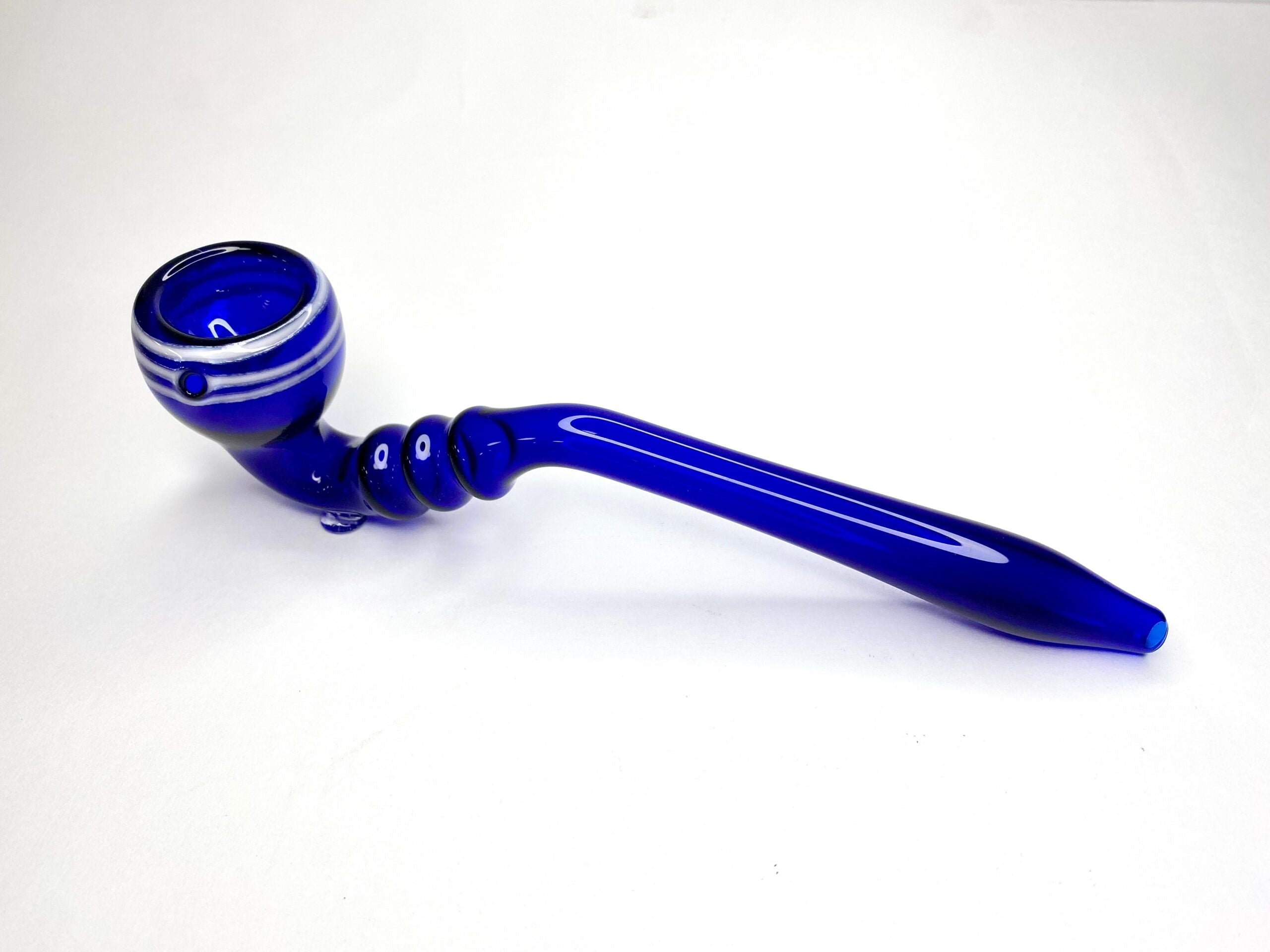 Glass Pipe - Metal Top - Design 2 - 24pcs/box