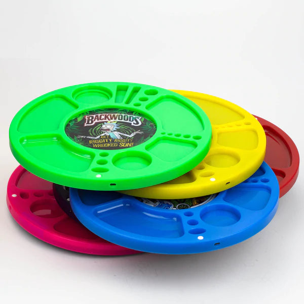 Multi functional 360° - Rotating Led Spinning - Rolling Tray (Assorted)
