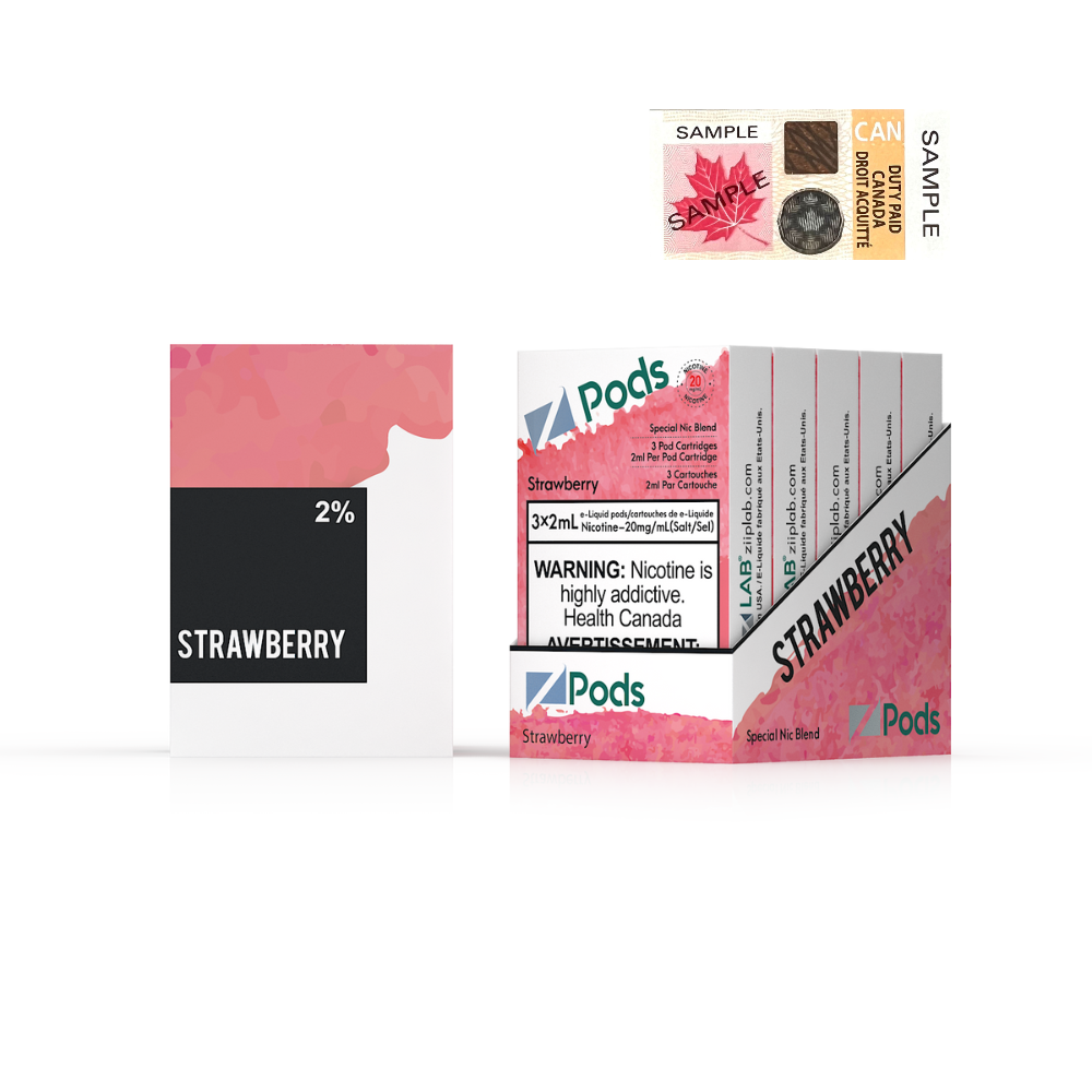 Strawberry - Z Pods Special NIC - 20mg - Premium