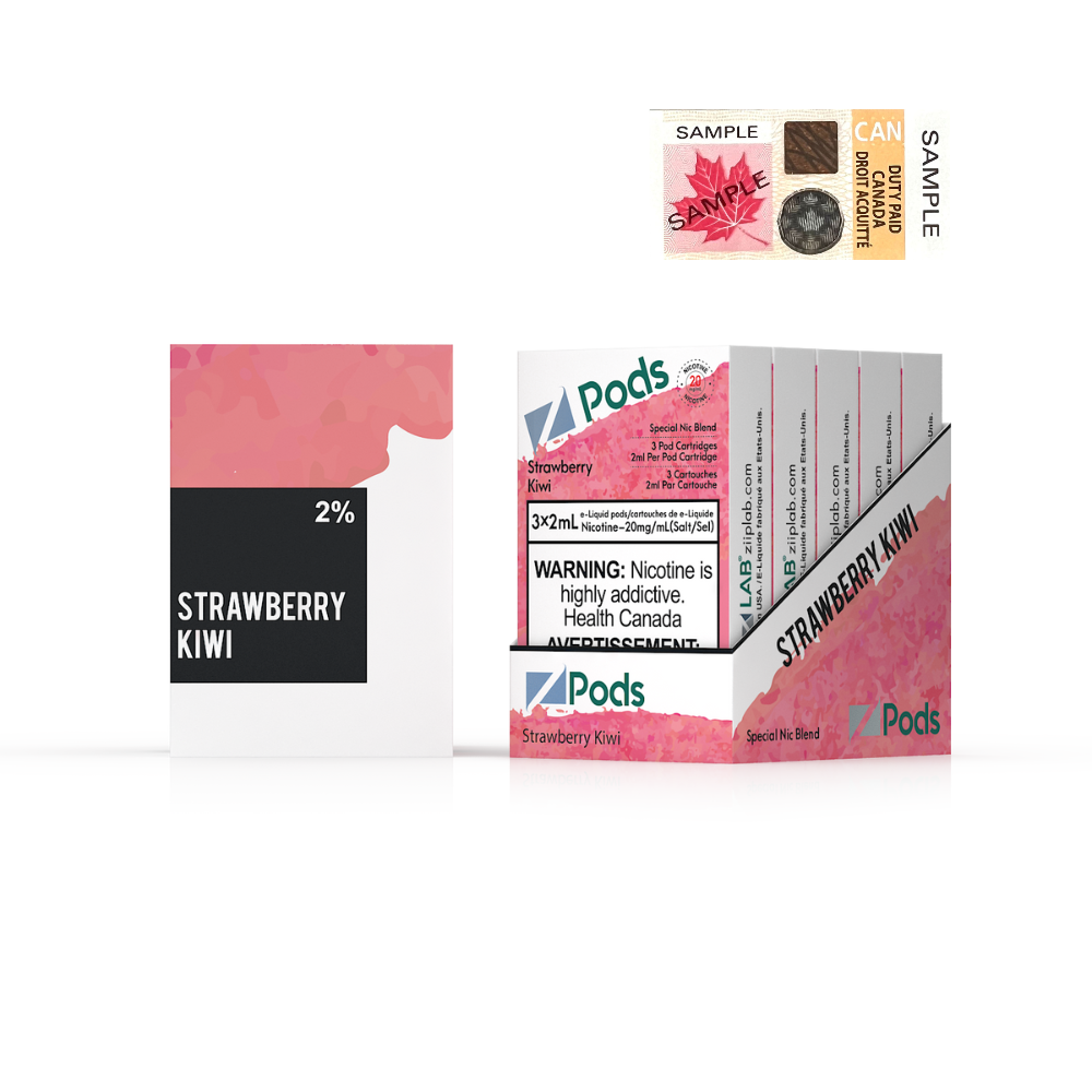 Strawberry Kiwi - Z Pods Special NIC - 20mg - Premium