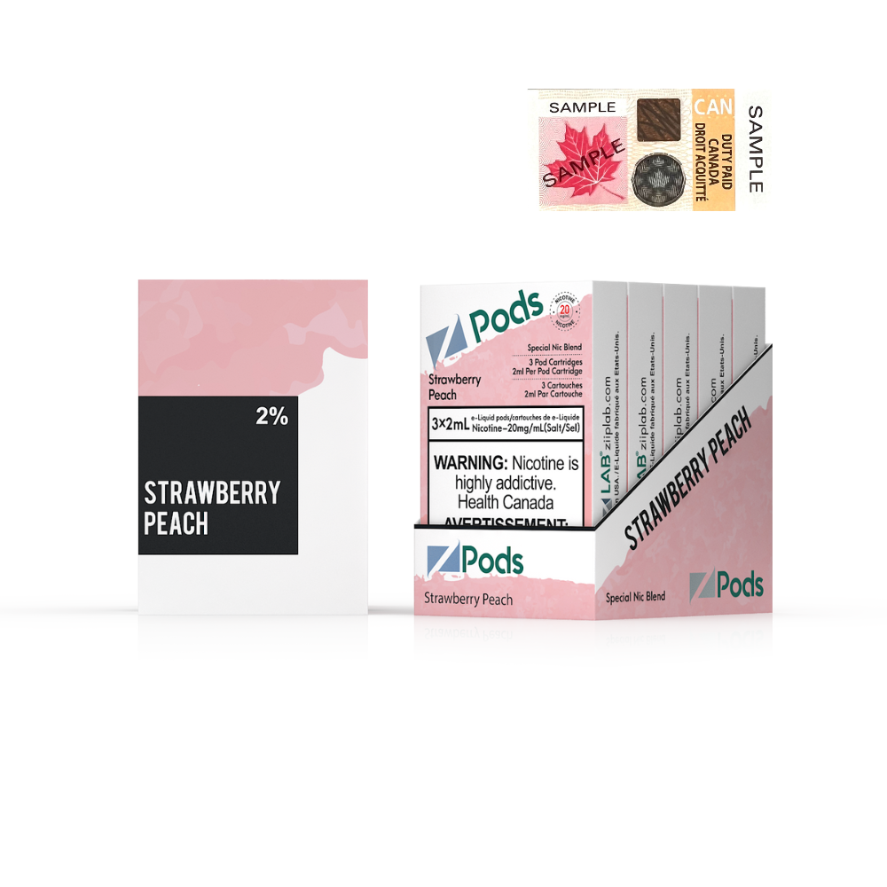Strawberry Peach - Z Pods Special NIC - 20mg - [ON]