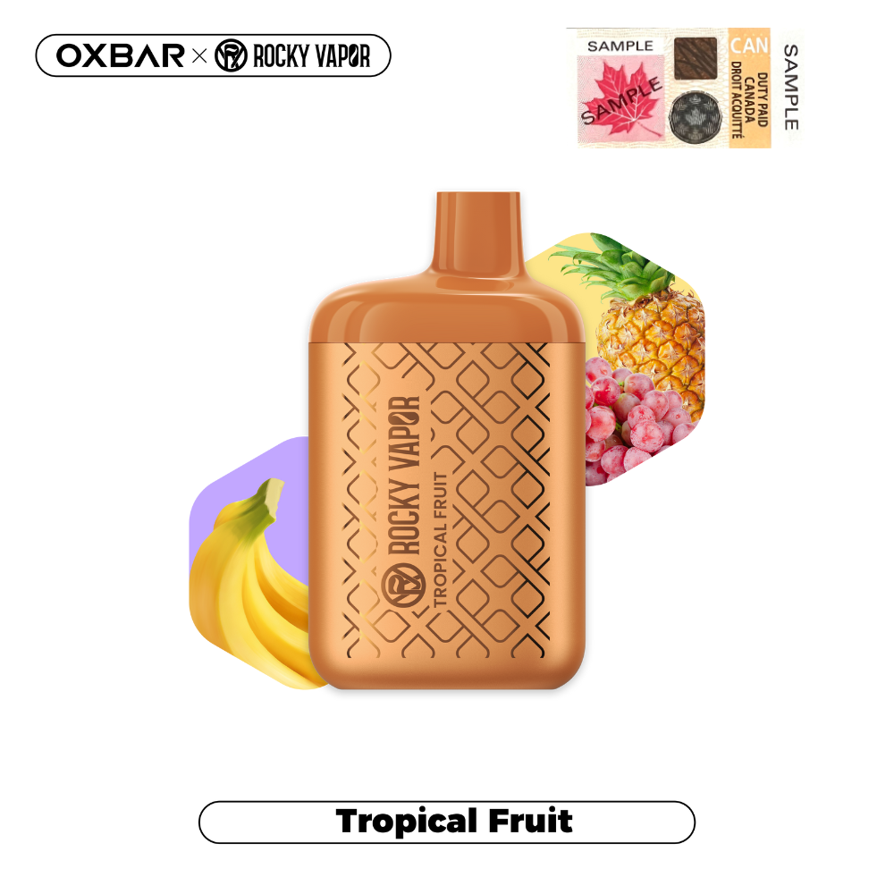 Tropical Fruit - OXBAR x ROCKY VAPOR - 4500 (5PC/CARTON) - EXCISED