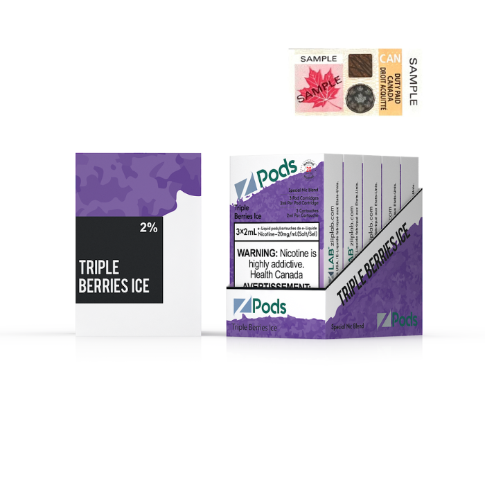 Triple Berries Ice - Z Pods Special NIC - 20mg - Premium