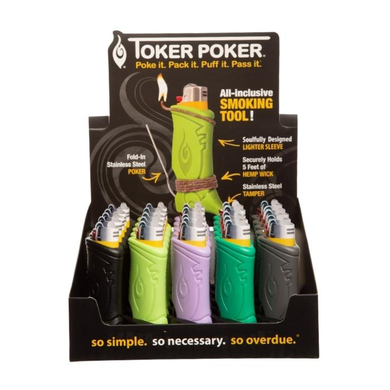 Toker Poker - MIX COLOURS - 25ct