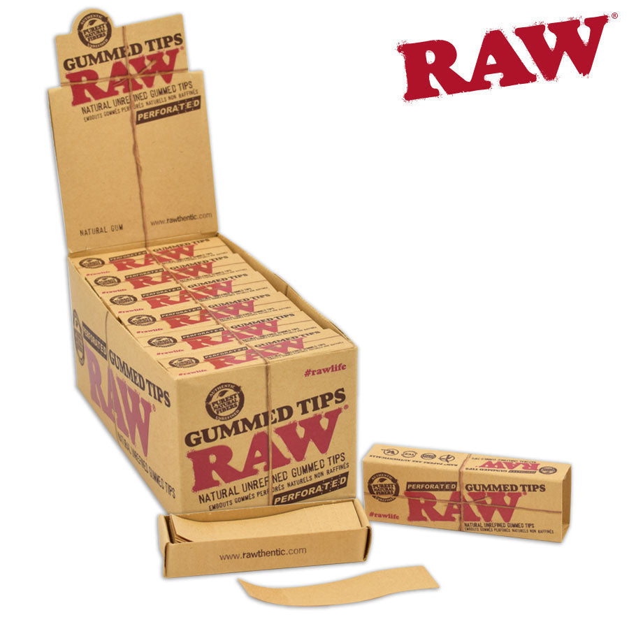 RAW Classic - Perforated Gummed Tips